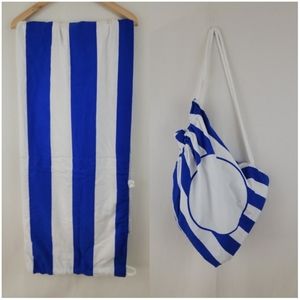 Beach blanket tote cotton 6x6
